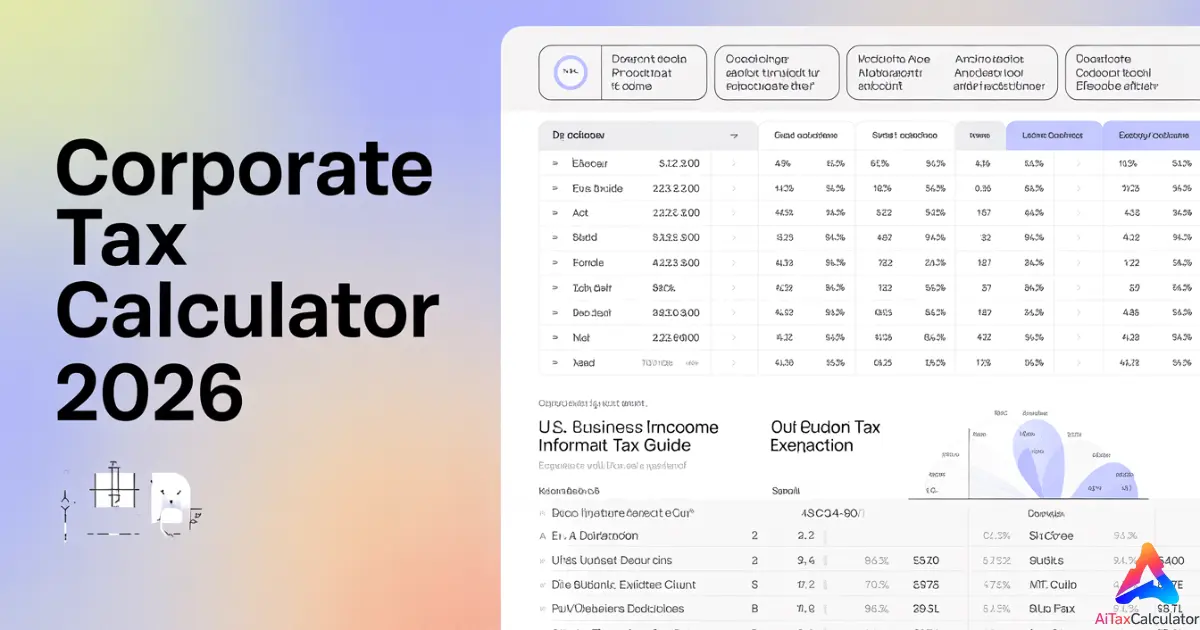 Corporate Tax Calculator 2026
