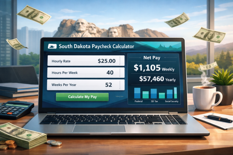 South Dakota Paycheck Calculator 2026