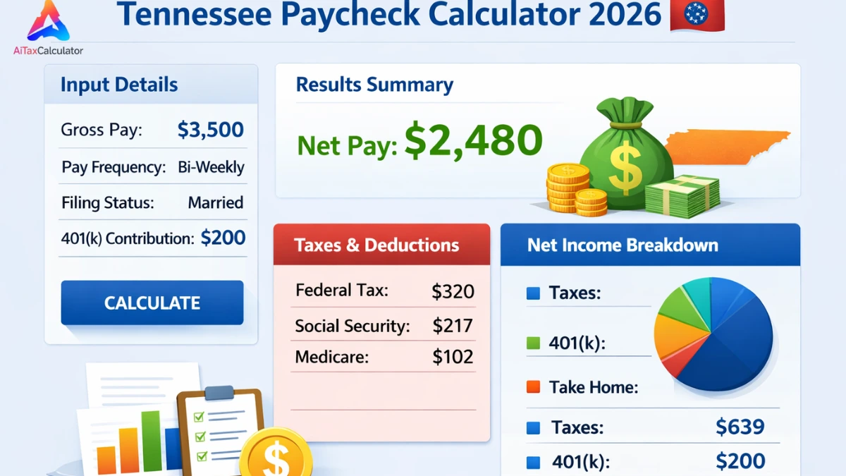Tennessee Paycheck Calculator